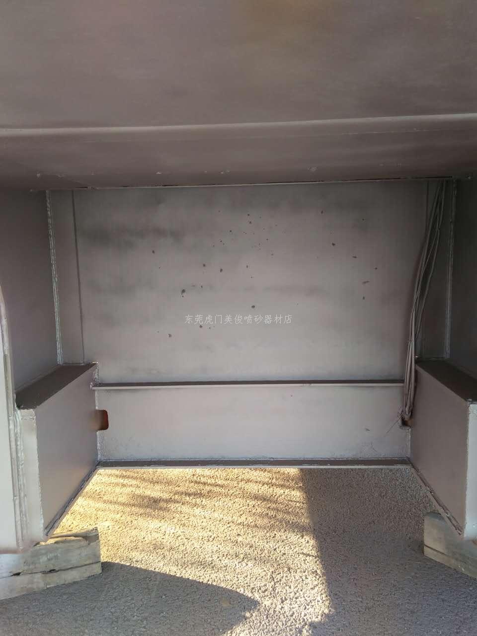 水喷砂清理效果